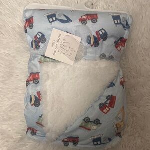 Cozy Kids Blanket with Vehicle Print